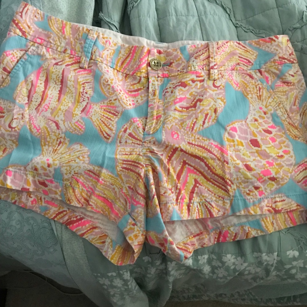 Lilly Pulitzer Blue Tini Bikini Walsh Shorts
